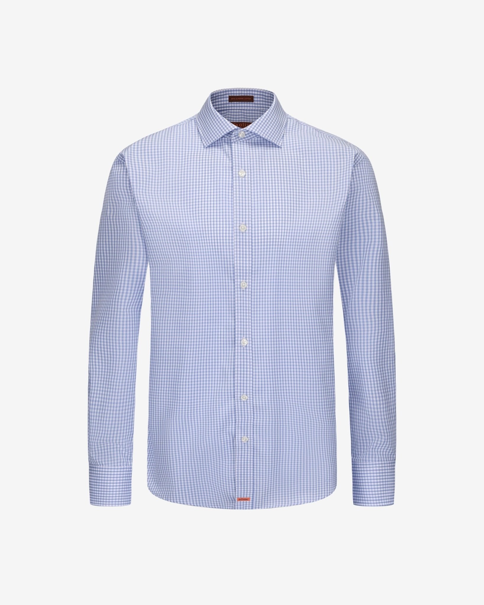 BLUE GINGHAM OLIVER SHIRT - Emporio