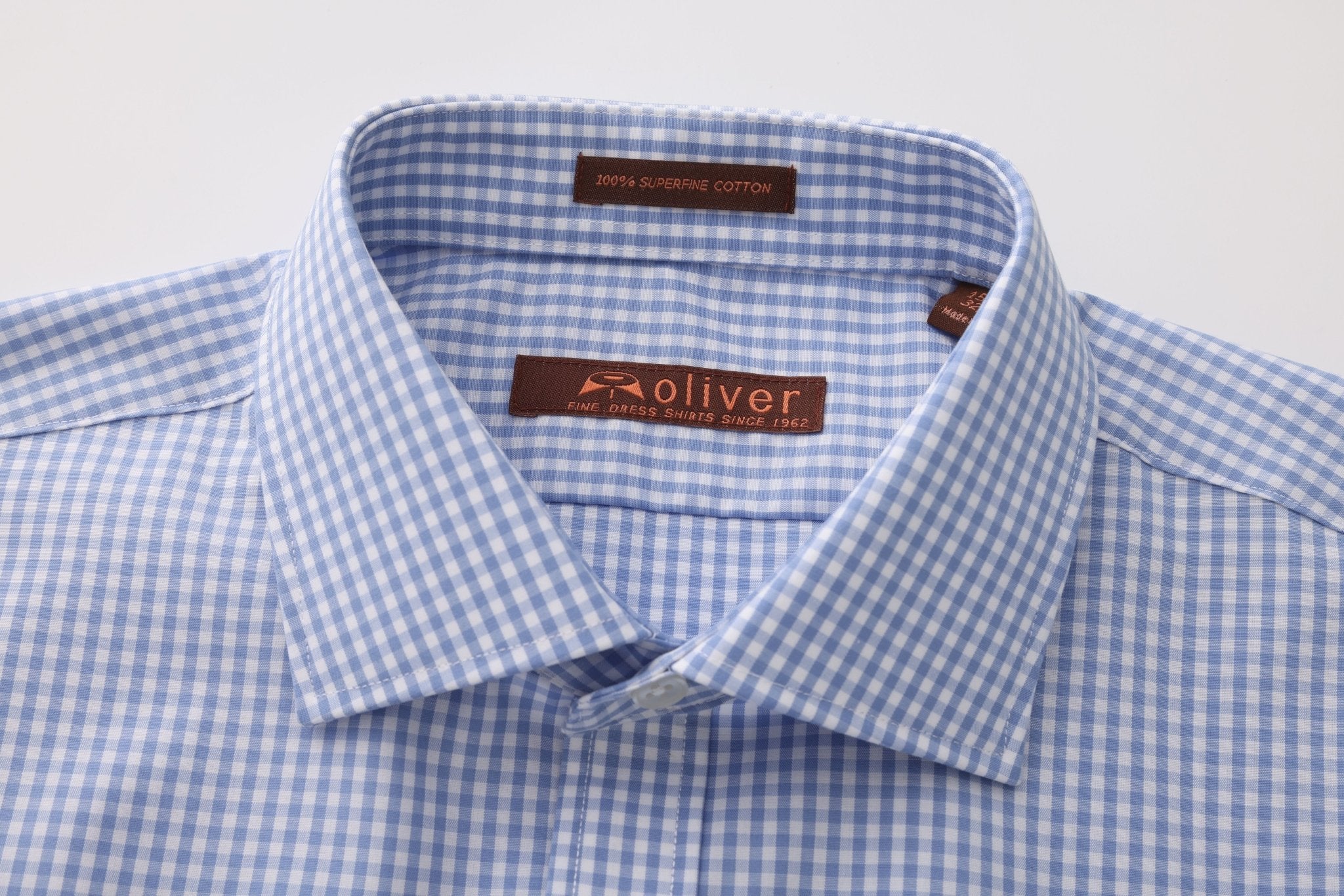 BLUE GINGHAM OLIVER SHIRT - Emporio