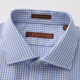 BLUE GINGHAM OLIVER SHIRT - Emporio