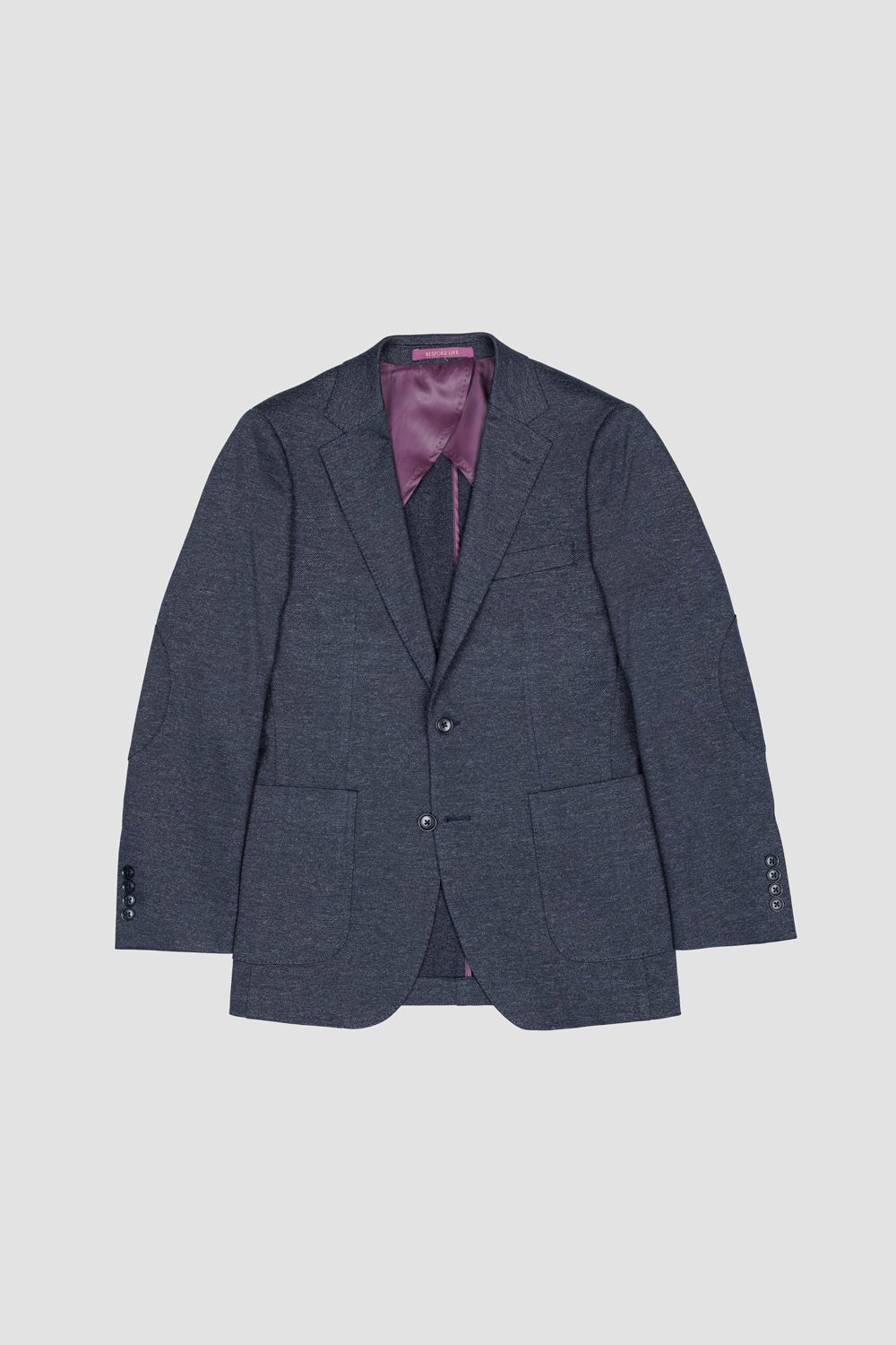HALF-LINED RIALTO BLAZER IN TEXTURED GREY - Emporio