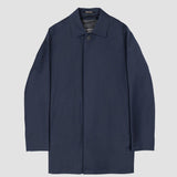 HAMILTON & HAYES 3/4 WATER REPELLANT COAT IN NAVY - Emporio