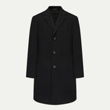H&H WOOL OVERCOAT IN BLACK