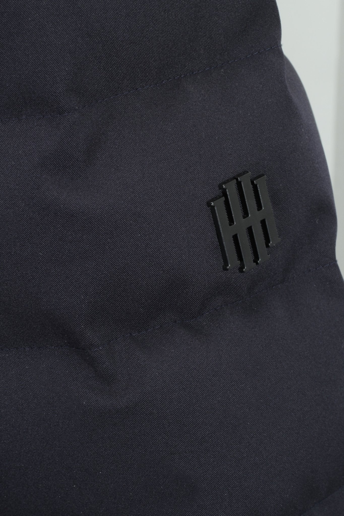 H&H QUILTED DOWN COAT IN NAVY - Emporio