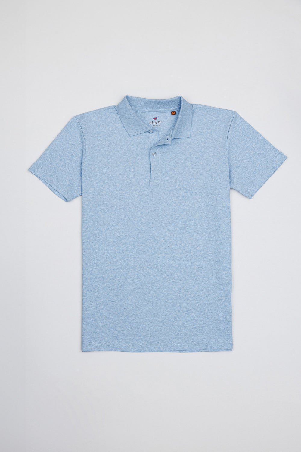 OLIVER 3 BUTTON POLO IN LAKE BLUE - Emporio