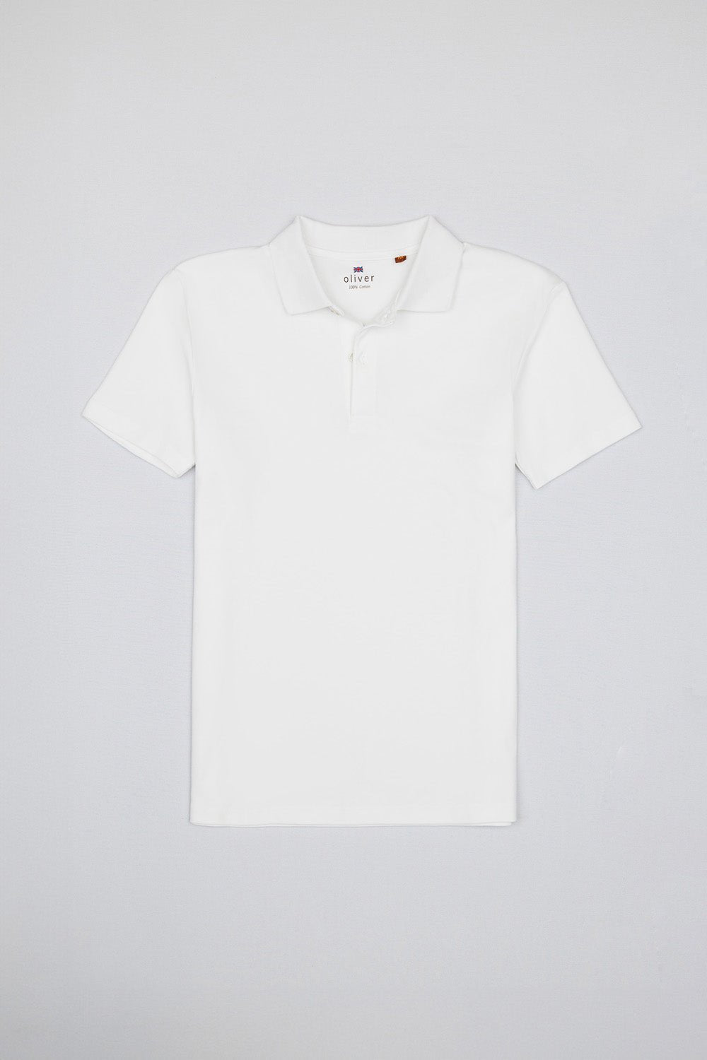 OLIVER 3 BUTTON POLO IN WHITE - Emporio