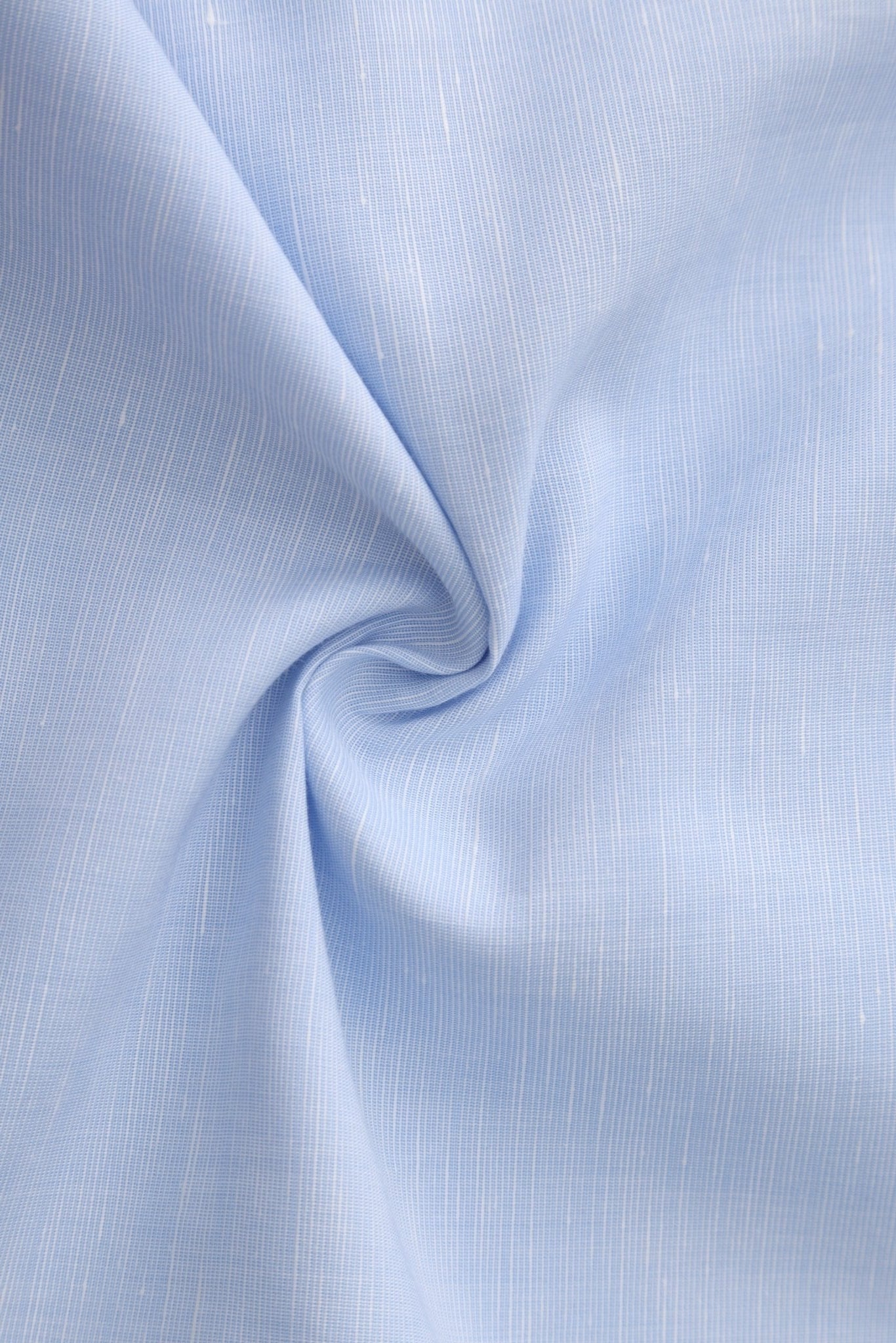 OLIVER COTTON - LINEN POLO IN SKY - Emporio