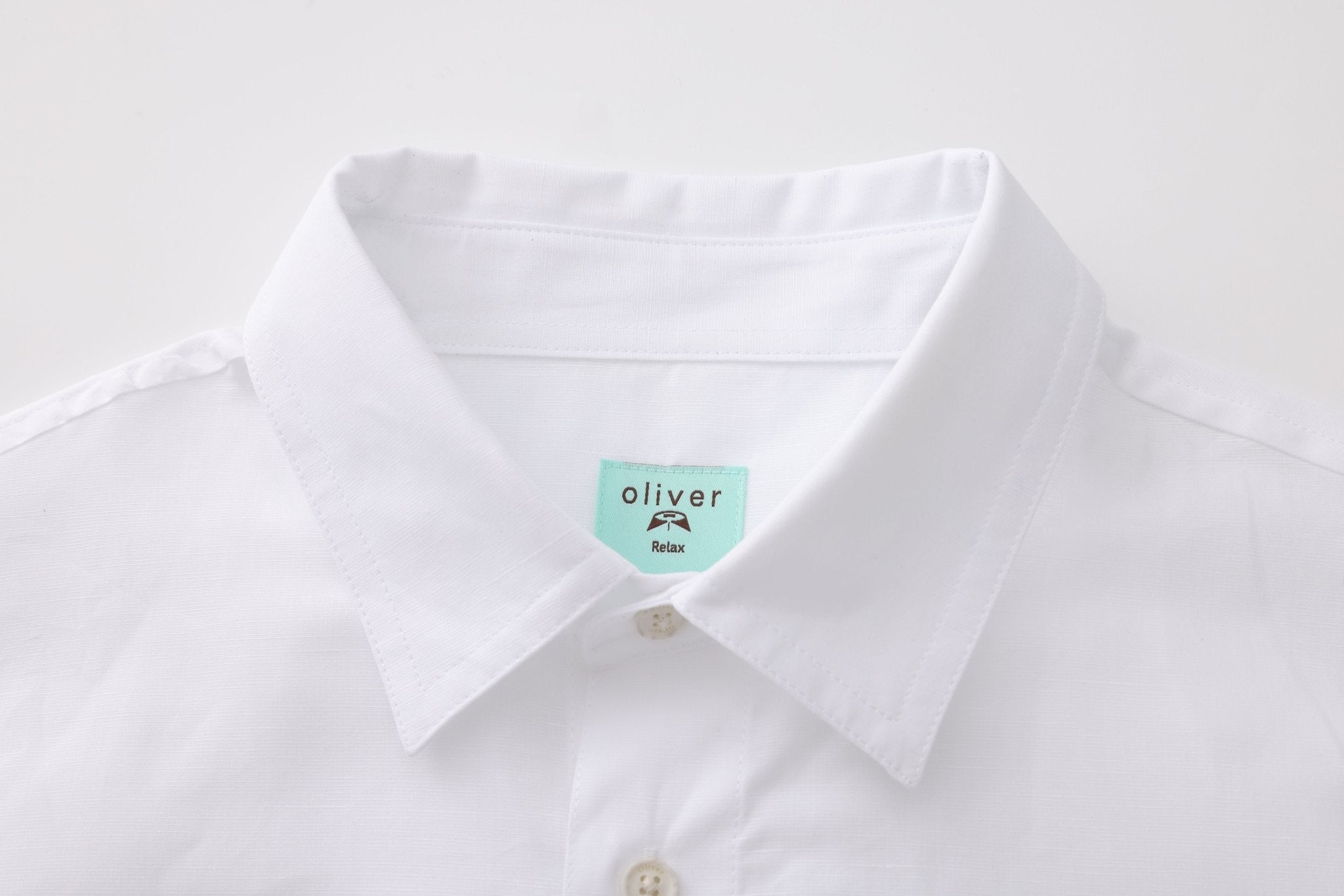 OLIVER COTTON - LINEN POLO IN WHITE - Emporio