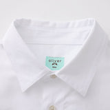 OLIVER COTTON - LINEN POLO IN WHITE - Emporio