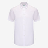 OLIVER COTTON - LINEN POLO IN WHITE - Emporio