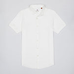 OLIVER FULL BUTTON POLO IN WHITE - Emporio