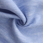OLIVER LINEN POLO IN BLUE - Emporio