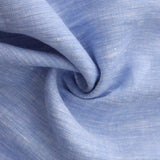 OLIVER LINEN POLO IN BLUE - Emporio