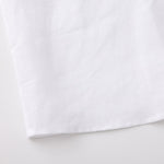 OLIVER LINEN POLO IN WHITE - Emporio