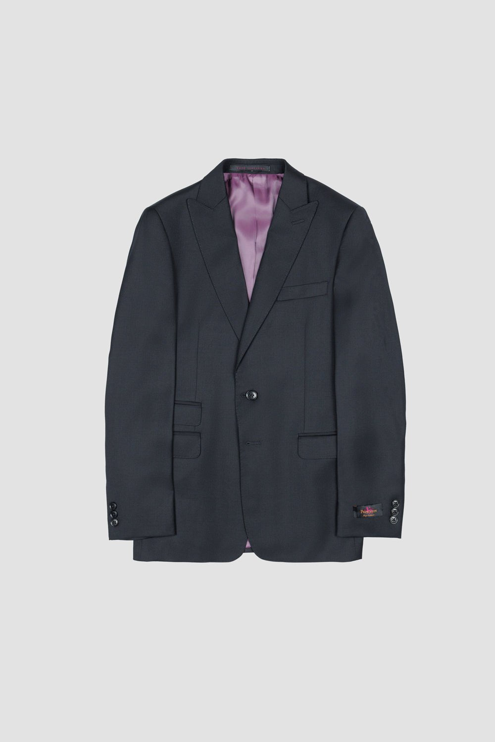 PRINCETON PEAK LAPEL SUIT IN NAVY - Emporio