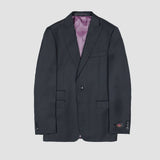 PRINCETON PEAK LAPEL SUIT IN NAVY - Emporio