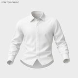 PRINCETON STRETCH BOYS WHITE DRESS SHIRT - Emporio