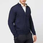 RAFFAELLO HALF ZIP IN M. BLUE - Emporio