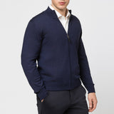 RAFFAELLO HALF ZIP IN M. BLUE - Emporio