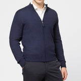 RAFFAELLO HALF ZIP IN M. BLUE - Emporio