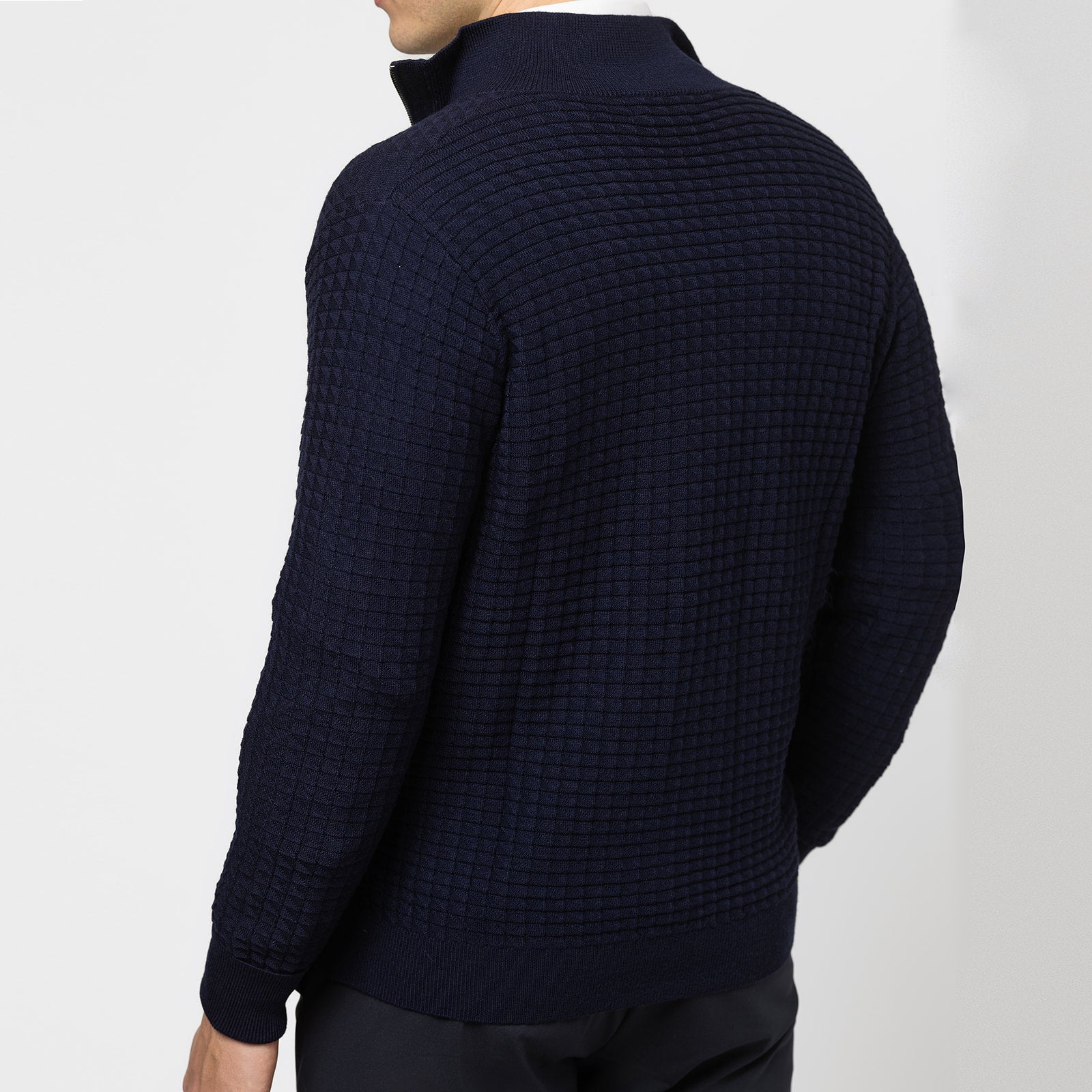 RAFFAELLO TWO WAY ZIP IN NAVY - Emporio