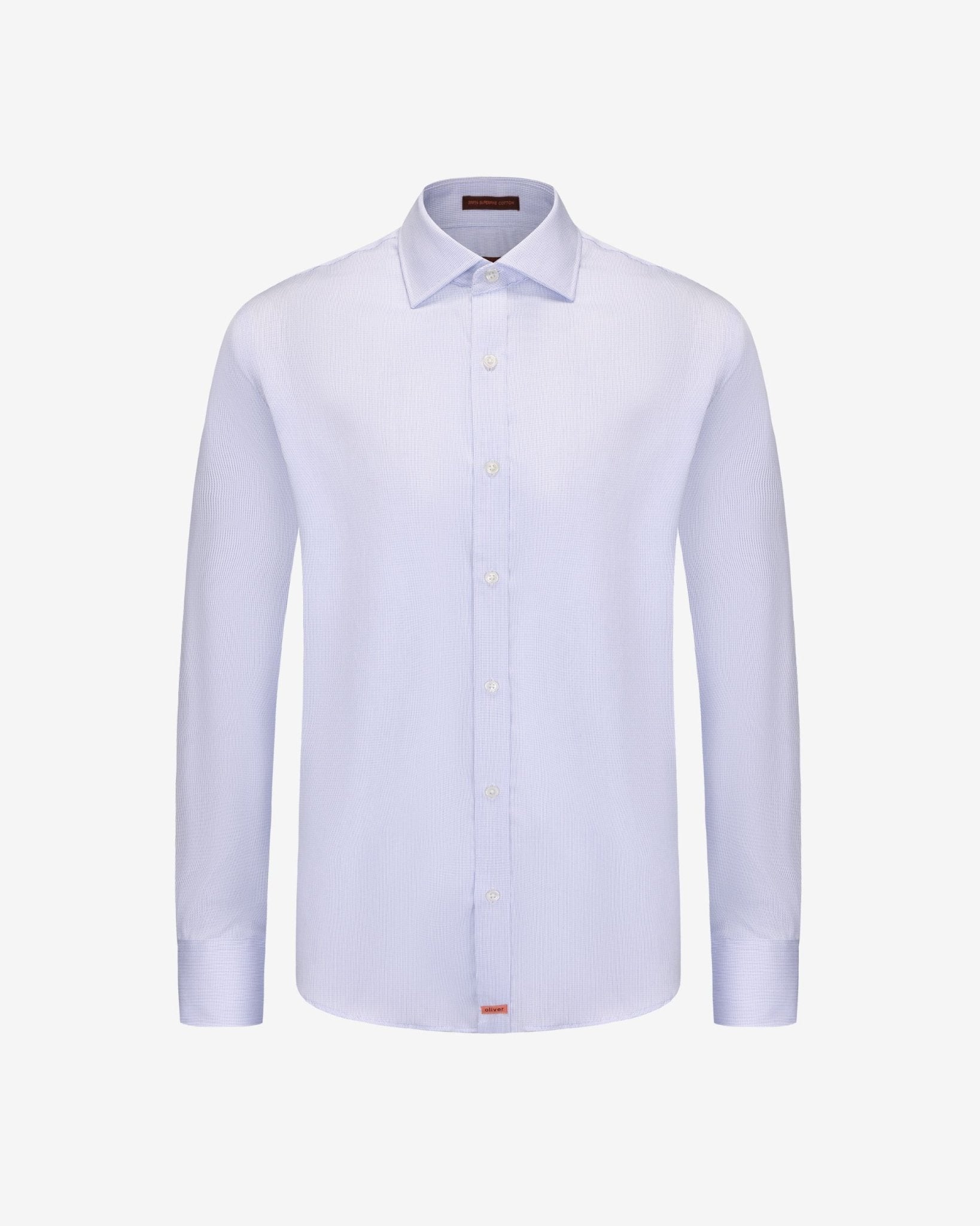 SKY BLUE PINSTRIPE OLIVER SHIRT - Emporio
