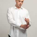 Oliver Men Non-Iron Pique- White - Emporio