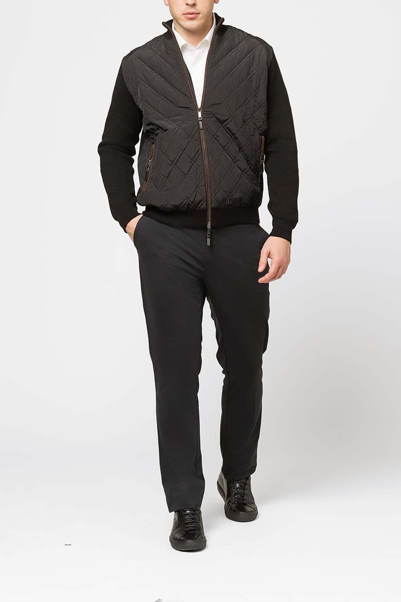 Raffaello Diamond Quilted Full Zip - Emporio