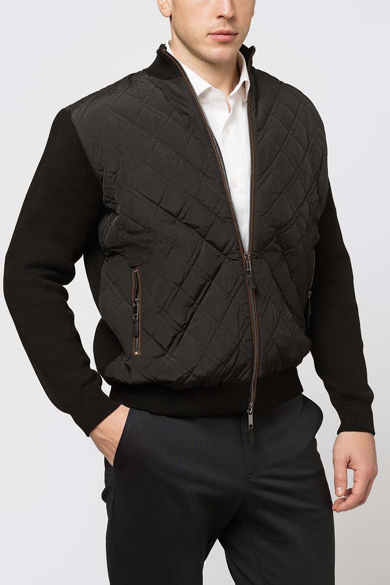 Raffaello Diamond Quilted Full Zip - Emporio