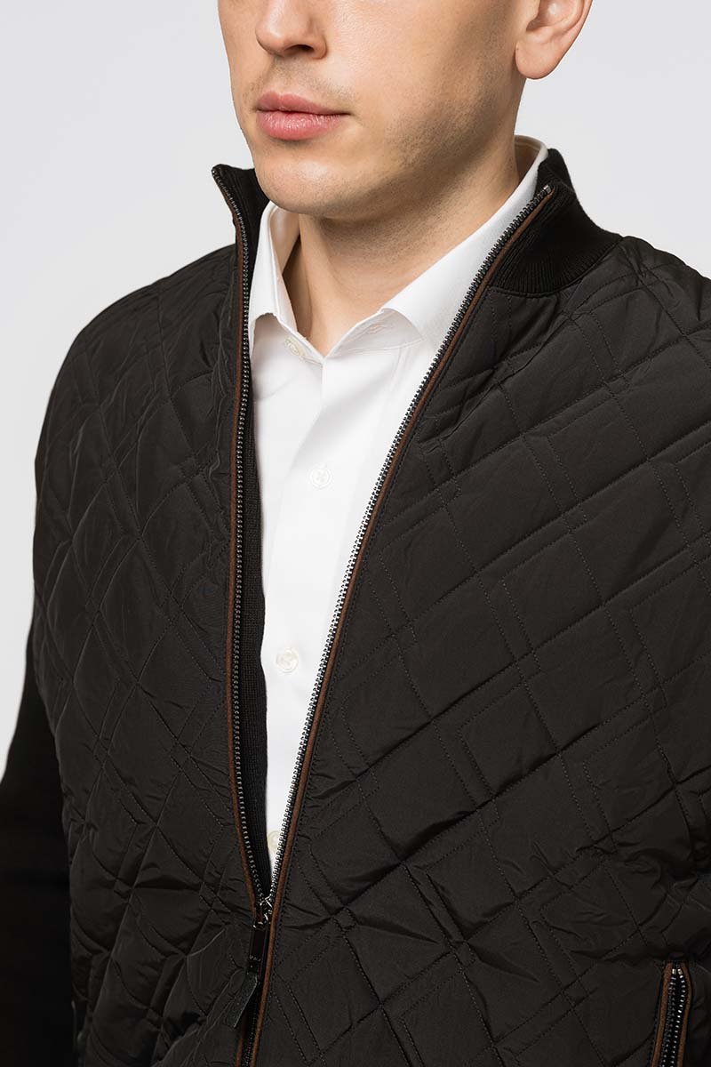 Raffaello Diamond Quilted Full Zip - Emporio