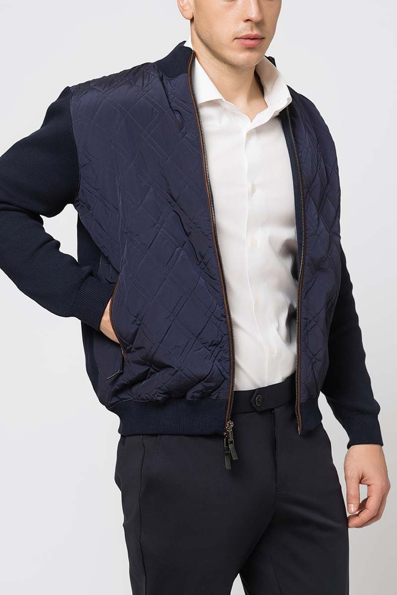 Raffaello Diamond Quilted Full Zip - Emporio