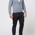 Raffaello Full Zip Sweater- "Lake (light blue)" - Emporio