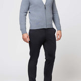 Raffaello Full Zip Sweater- "Lake (light blue)" - Emporio