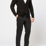Richard Del Tor single-breasted sweater blazer-Black - Emporio
