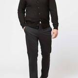 Richard Del Toro Lightweight Button Front-Black - Emporio