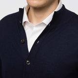Richard Del Toro Lightweight Button Front-M.Blue - Emporio