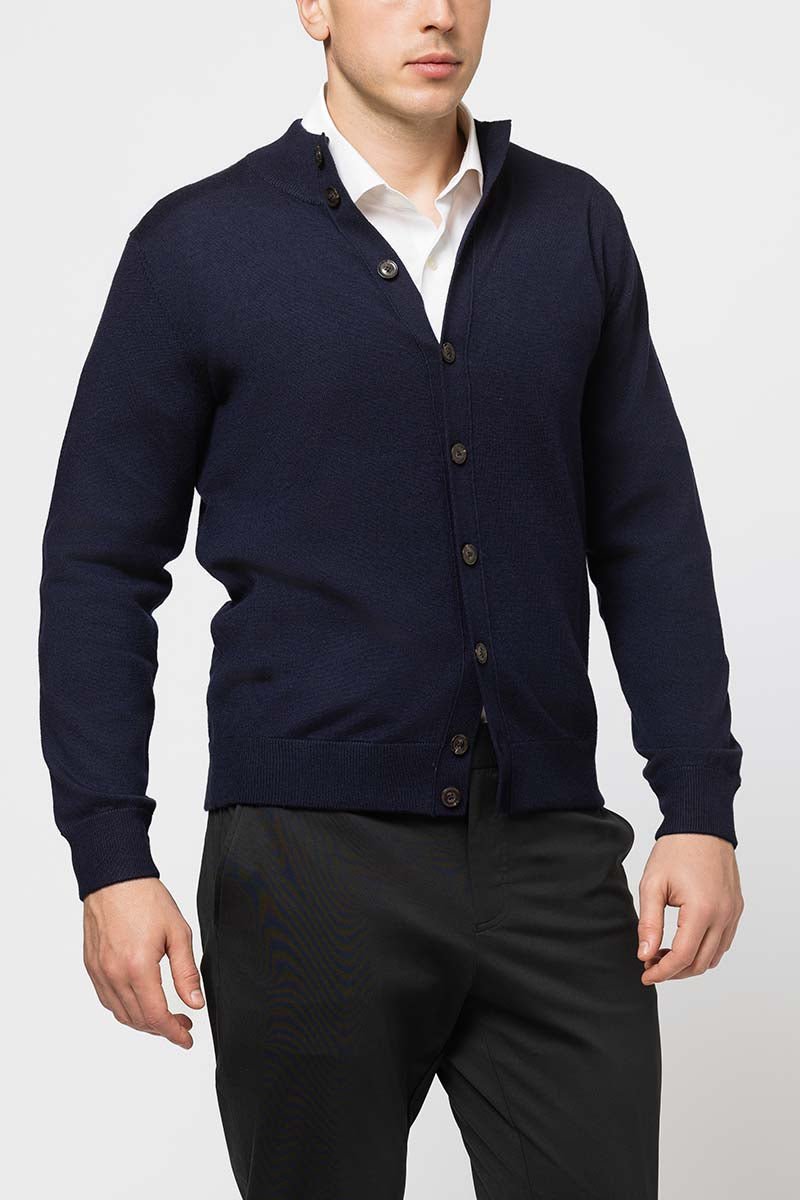Richard Del Toro Lightweight Button Front-M.Blue - Emporio