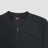 MXM BASEBALL JACKET IN CHARCOAL