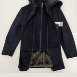 BOYS WOOL WINTER COAT IN BLACK - THE RUSSELL - Emporio