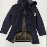 BOYS WOOL WINTER COAT IN NAVY - THE RUSSELL - Emporio