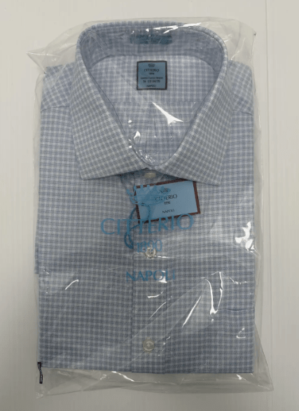 CITERRIO SHIRT IN BLUE - 16.5 34/35 - Emporio