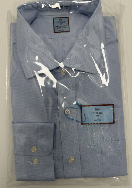 CITERRIO SHIRT IN BLUE - 16.5 34/35 - Emporio