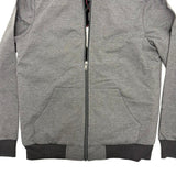 FULL LINED FAUX FUR SWEATER IN DENIM GREY - Emporio