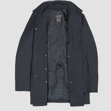 HAMILTON & HAYES 3/4 WATER REPELLANT COAT IN CHARCOAL GREY - Emporio