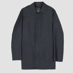 HAMILTON & HAYES 3/4 WATER REPELLANT COAT IN CHARCOAL GREY - Emporio