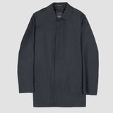 HAMILTON & HAYES 3/4 WATER REPELLANT COAT IN CHARCOAL GREY - Emporio