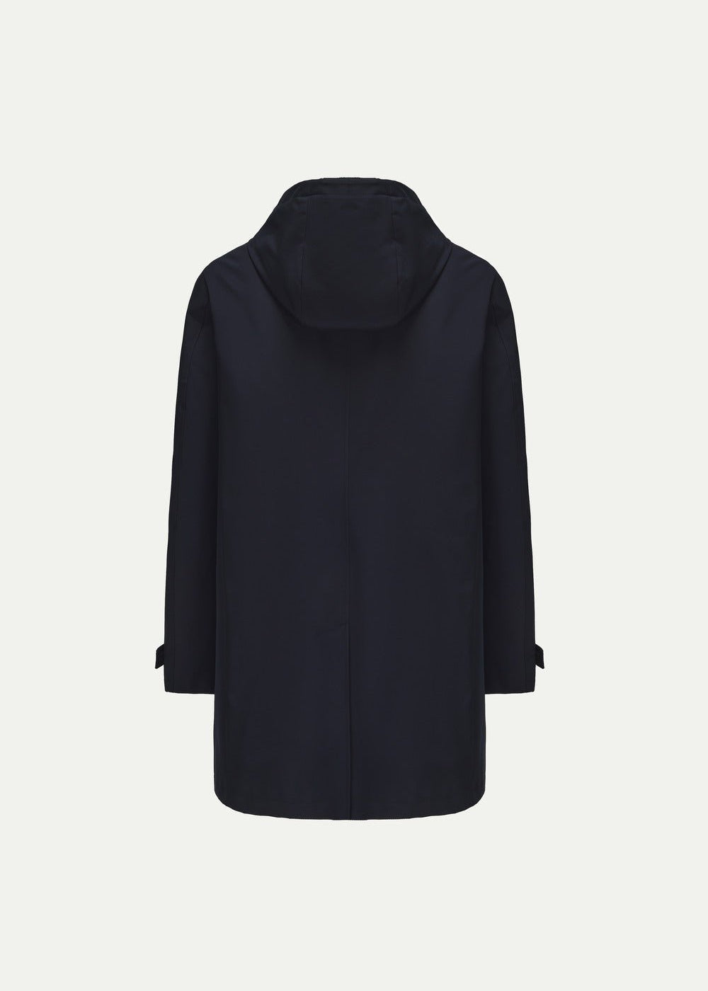 HAMILTON & HAYES 3/4 WINTER RAIN COAT IN NAVY - Emporio