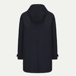 HAMILTON & HAYES 3/4 WINTER RAIN COAT IN NAVY - Emporio