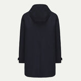 HAMILTON & HAYES 3/4 WINTER RAIN COAT IN NAVY - Emporio