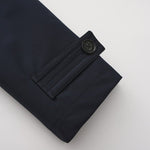 HAMILTON & HAYES 3/4 WINTER RAIN COAT IN NAVY - Emporio