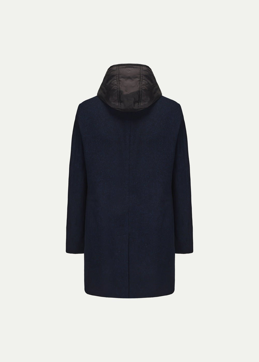 HAMILTON & HAYES 3/4 WOOL WINTER COAT IN NAVY - Emporio